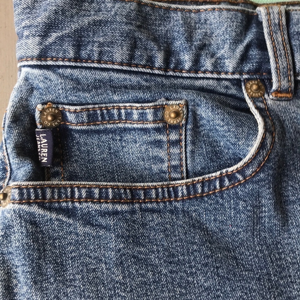 Lauren Jeans Co Ralph Lauren Cutoff Denim Shorts 10P - Picture 4 of 11